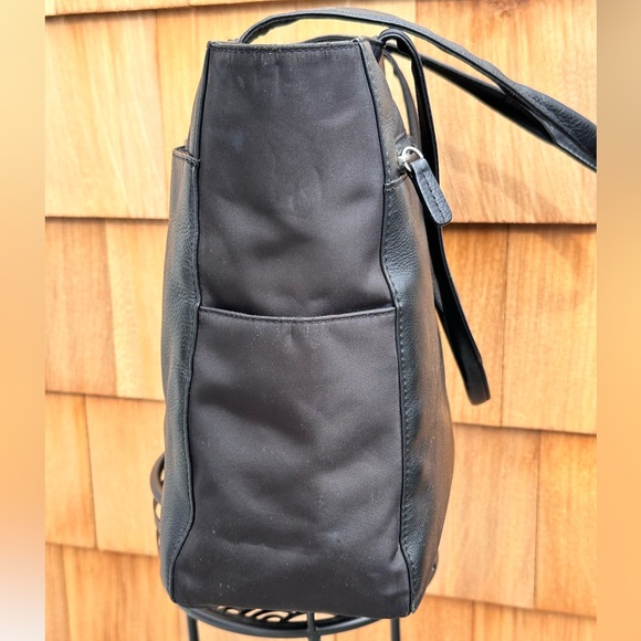 Fossil!!!  Leather and Nylon Work Tote - Picture 5 of 13